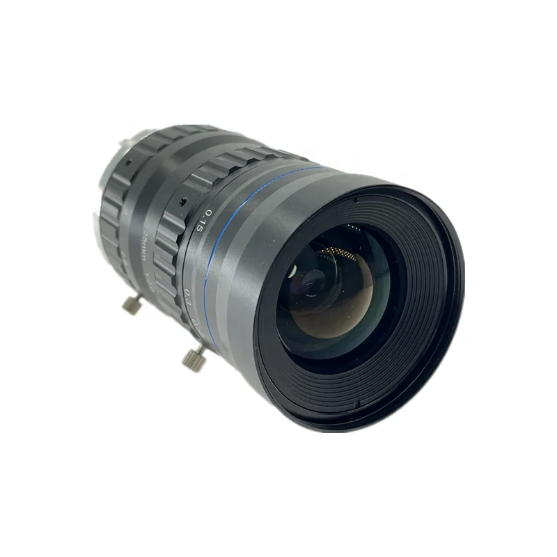 Low Distortion 10MP 4/3 Inch High Resolution 25mm C Mount Lens FA Machine Vision F2.0 Manual Iris Industrial Camera Lens