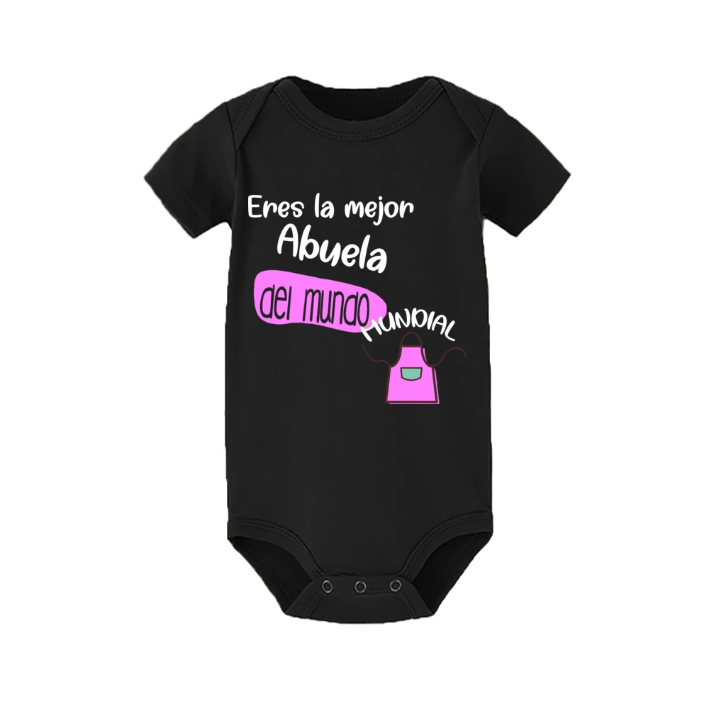 You Are The Best Grandmother in The World Cute Rompers Grandma\'s Baby Bodysuit Baby Shower Gifts Newborn Clothes