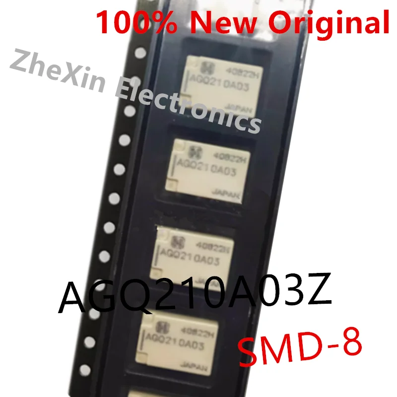 10 ชิ้น/ล็อต AGQ210A03Z 、 AGQ210A4HZ 、 AGQ210A12Z SMD-8 ใหม่เดิมสัญญาณรีเลย์ AGQ210A03 、 AGQ210A4H