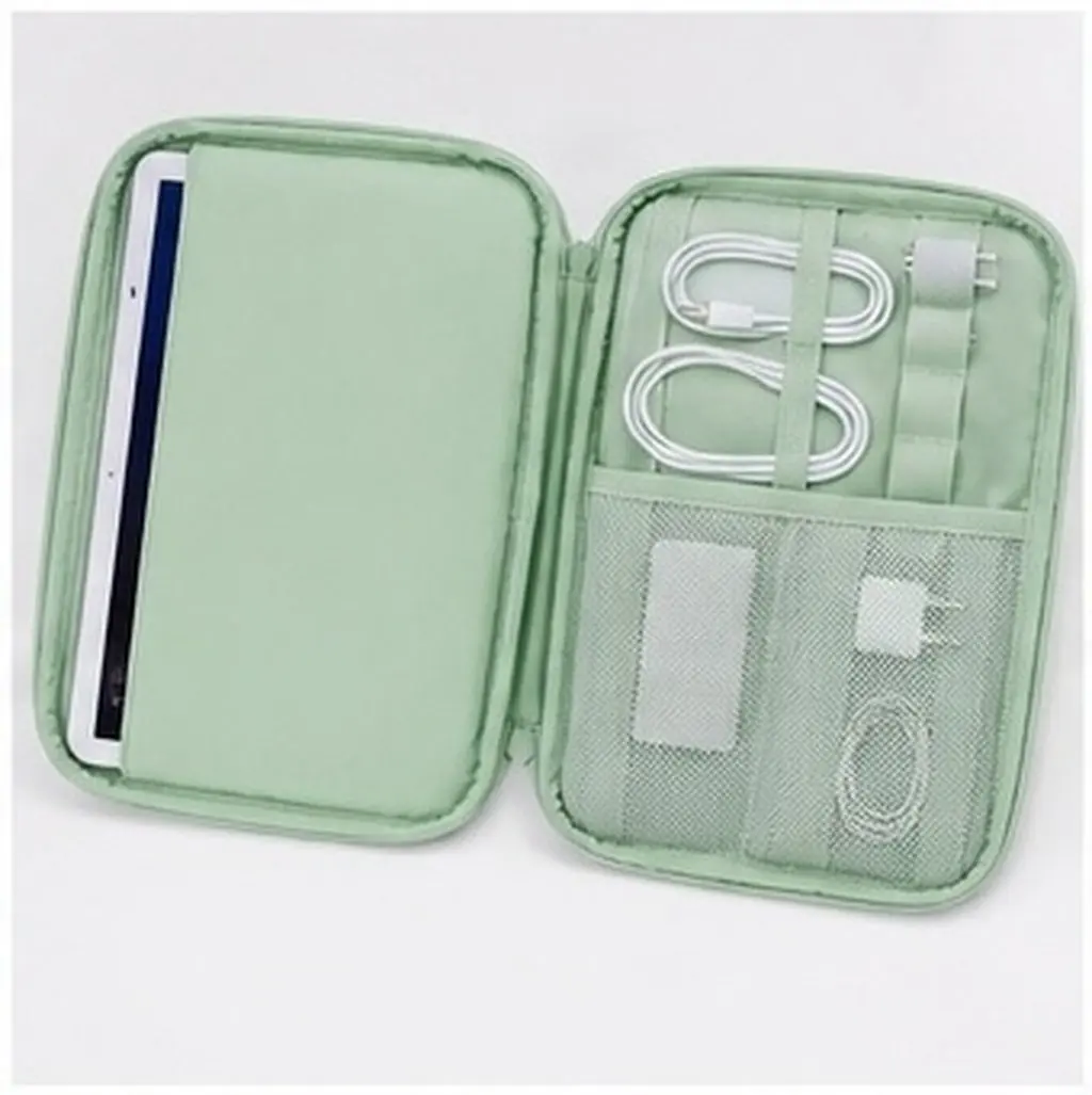 2Pcs Tablet Storage Pouch Business Travel Sleeve Bag for Men Women Laptop Case Electronics Organizer Portable Water Resistant