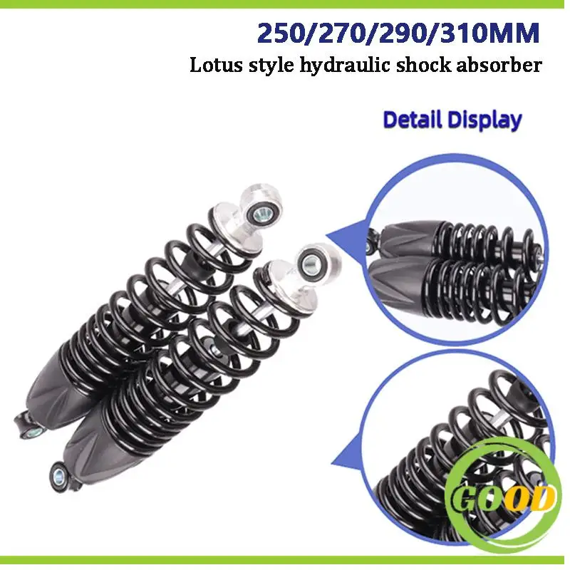 

250/270/290/310MM Modified electric vehicle scooter shock absorber hydraulic bold spring shock absorber universal accessories