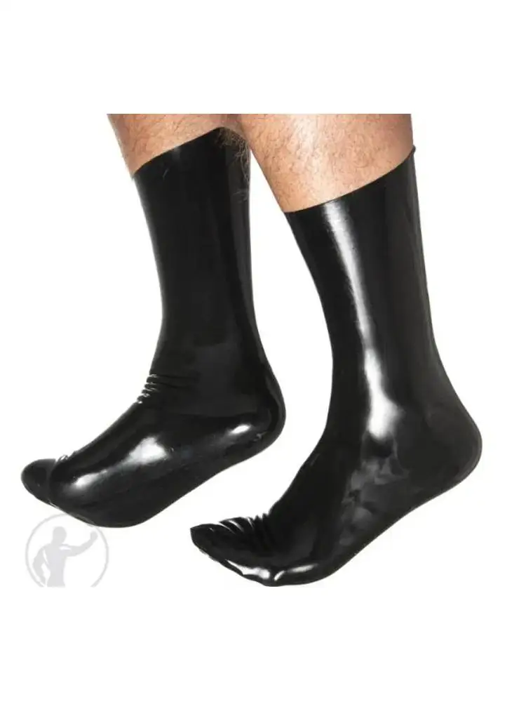 

Фетишизм 100% латексные резиновые модные носки для ног, косплей, вечеринка, маскарад