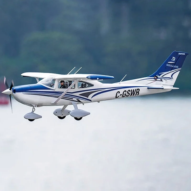 Fms Proportional Simulation Of 1500mm Cessna 182 Trainer Aircraft With Land Sea Switching Remote Control Fixed Wing Aircraft