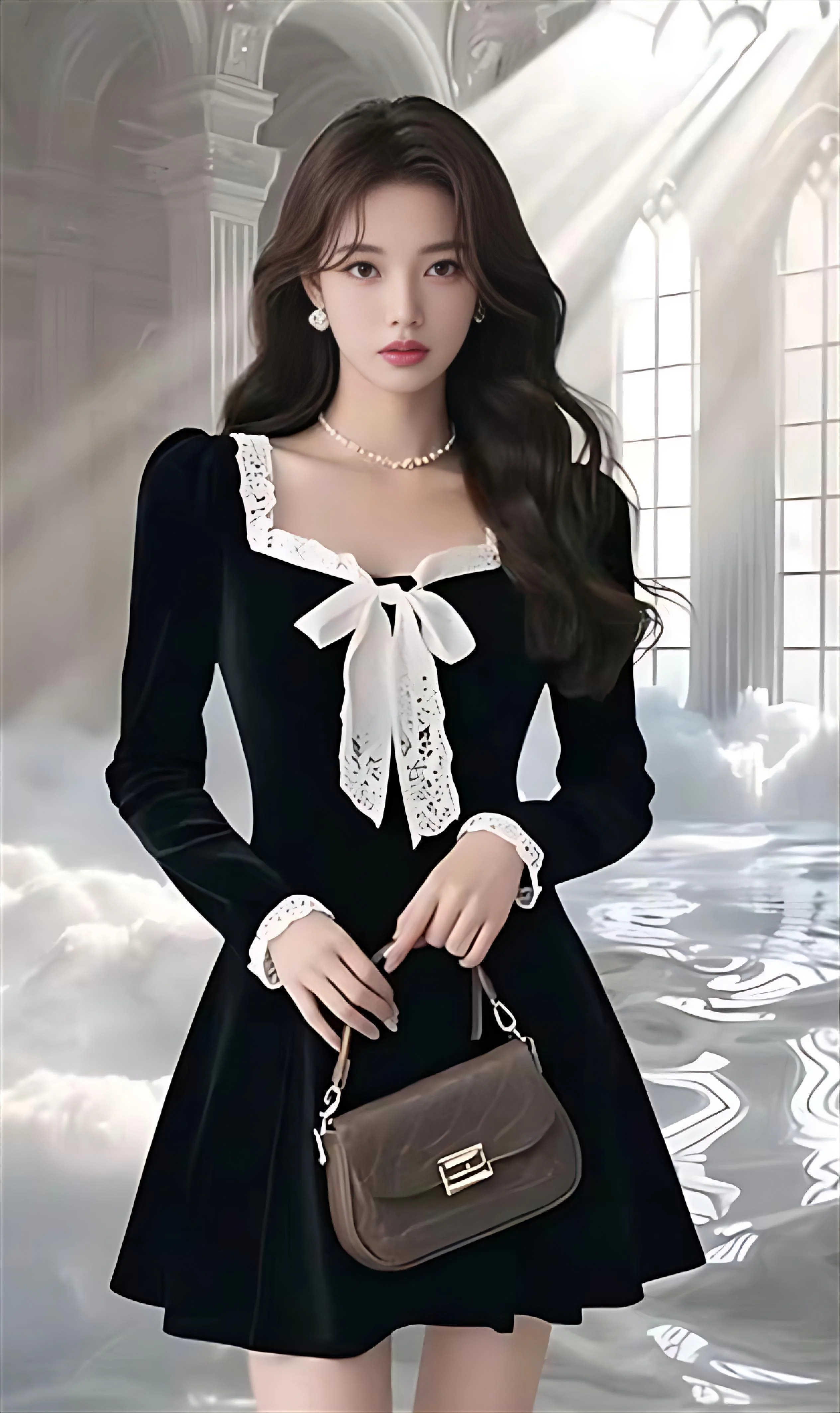 فساتين نسائية فستان أحمر للمرأة الربيع الساتان اللؤلؤ بألواح مطوي ماكسي مأدبة الفرنسية أنيقة نمط رائعة الفنية مثير