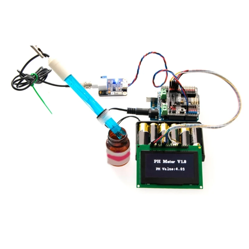 Avr open source ph simulação medidor ph escudo adaptador desenvolvimento starter avr transporte da gota