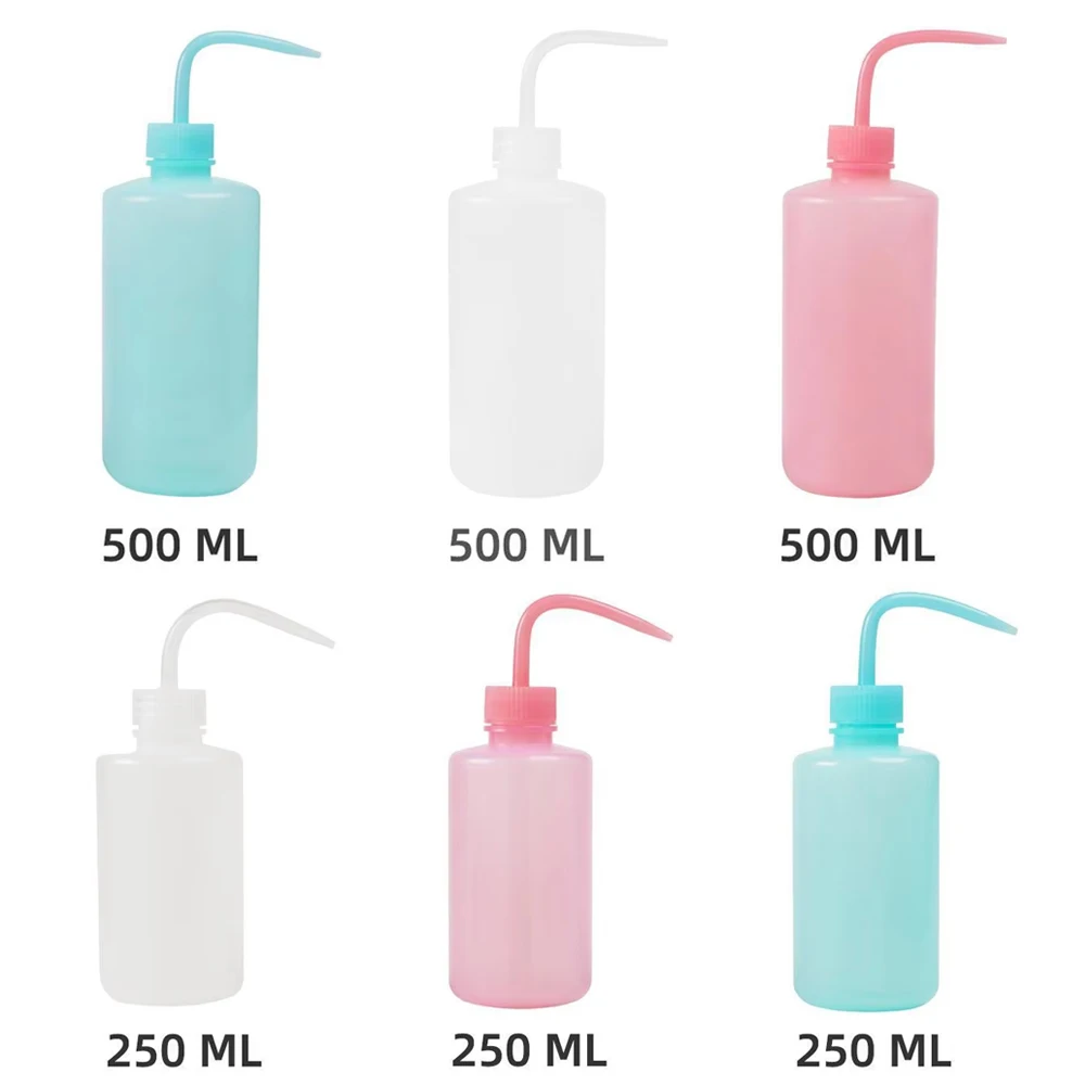 Tattoo Diffuser Squeeze Bottle 1pcs Plastic Soap Wash Bottle Cleaning Lab Squeeze Bottles for Chemistry Industry 250ml/500ml