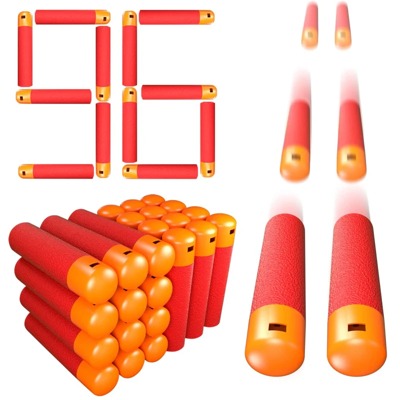 

36PCS Mega Dart Refill Pack 9.5cm Compatible with Nerf Mega Guns Universal Mega Pack Refill Bullets for N-Strike Mega Series