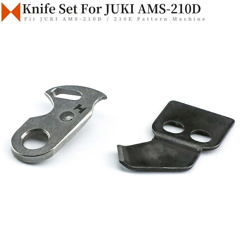 B2424-210-000 + B2421-210-AA0 Fixed / Movable Knife Set Fit Juki AMS-210D, 210C, 210E, 224E Industrial Pattern Sewing Machines