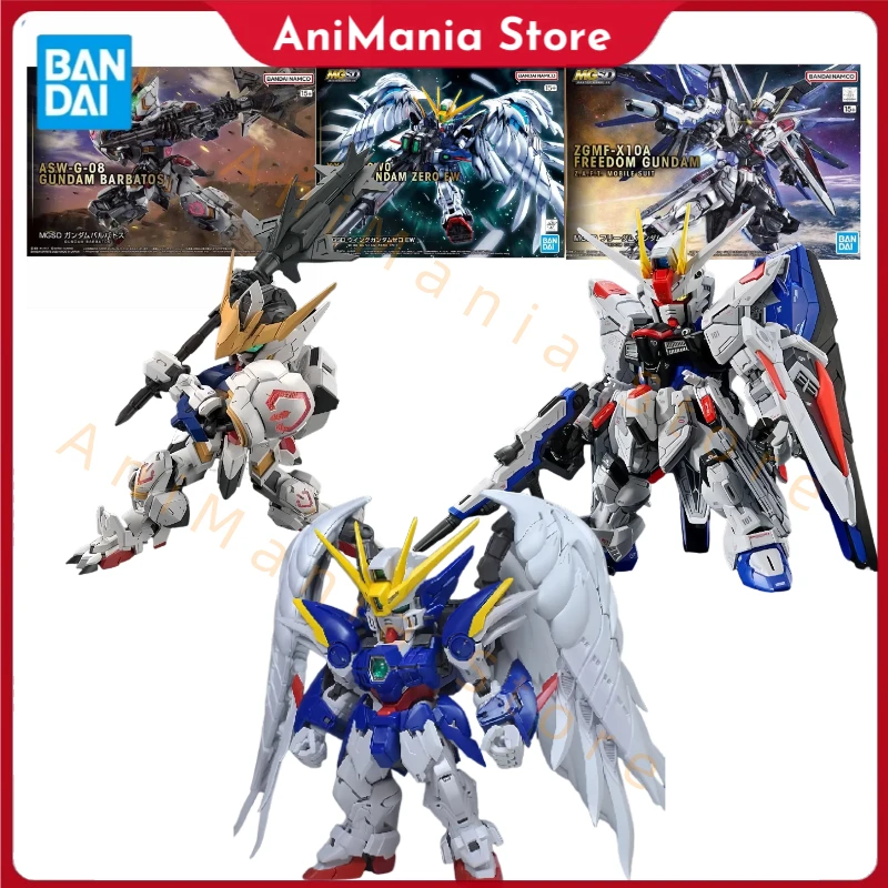 

Bandai натуральная MGSD XXXG-00WO WING GUNDAM ZERO EW аниме фигурка в сборе модель игрушки Коллекционная модель украшения подарки