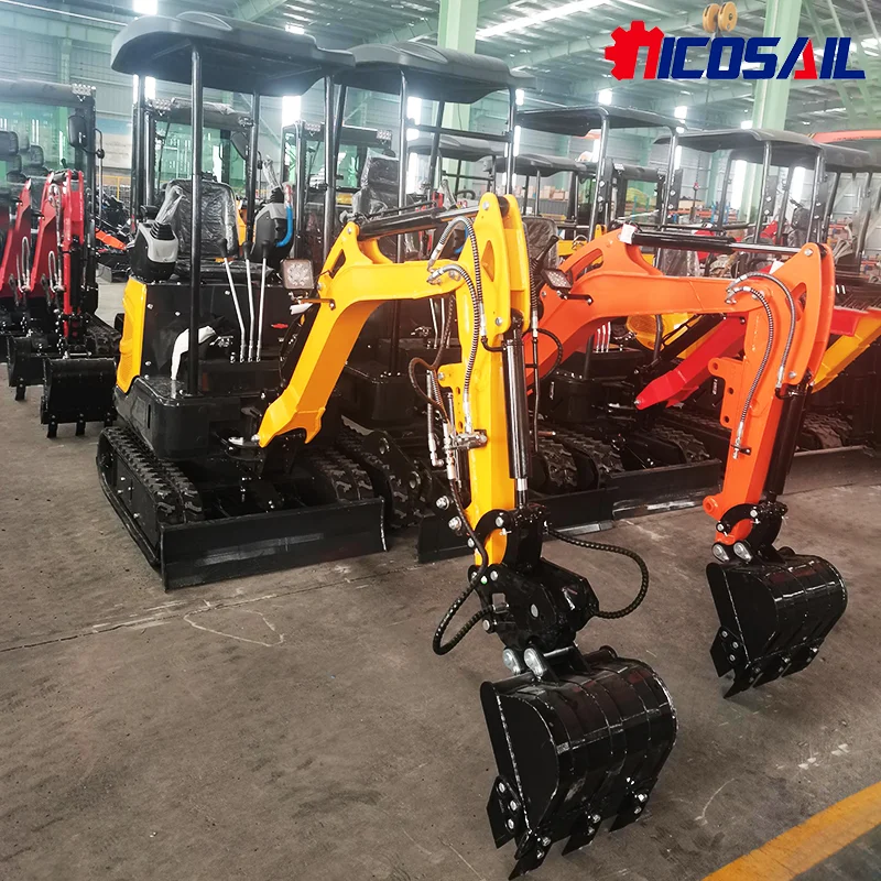 

Nicosail Бесплатная доставка Домашний мини-экскаватор Новый гусеничный экскаватор 1 тонна 2 тонны EURO 5 Epa Kubota Двигатель Гусеничные экскаваторы