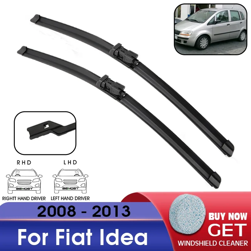 Car Wiper Blade Front Window Windshield Rubber Refill Wiper For Fiat Idea 2008-2013 LHD / RHD 22