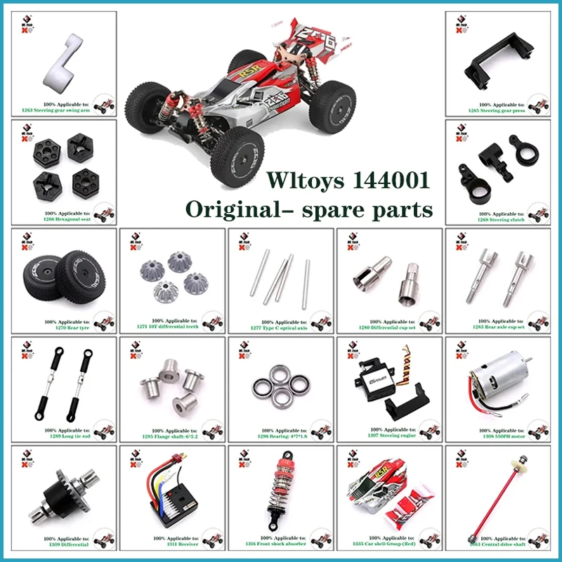 

Wltoys 144001 144002 144010 124016 124017 124018 124019 Радиоуправляемый автомобиль 7 шт. Передняя и задняя рулевая тяга, набор сервоприводов, запасные части