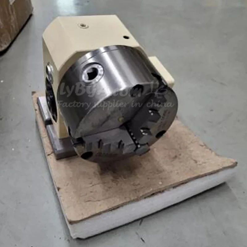 

LY Делительная головка с ЧПУ TL110-15-130A Вертикальная и горизонтальная вращающаяся ось А двойного назначения, высокая точность, с 3-кулачковым патроном, 130 мм