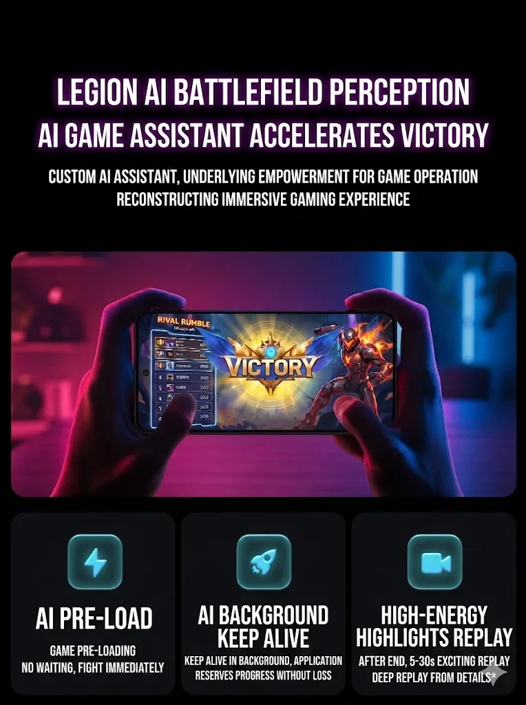 CN ROM Lenovo Legion Y70 New Generation 2026 Gaming Smartphone Snapdragon 8 Gen 5 6.82 Inch 144Hz OLED 8000mAh 90W Fast Charge