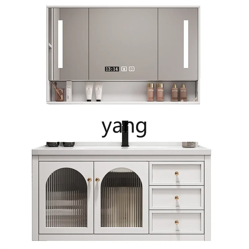 

LH intelligent light luxury bathroom cabinet combination bathroom washbasin washstand