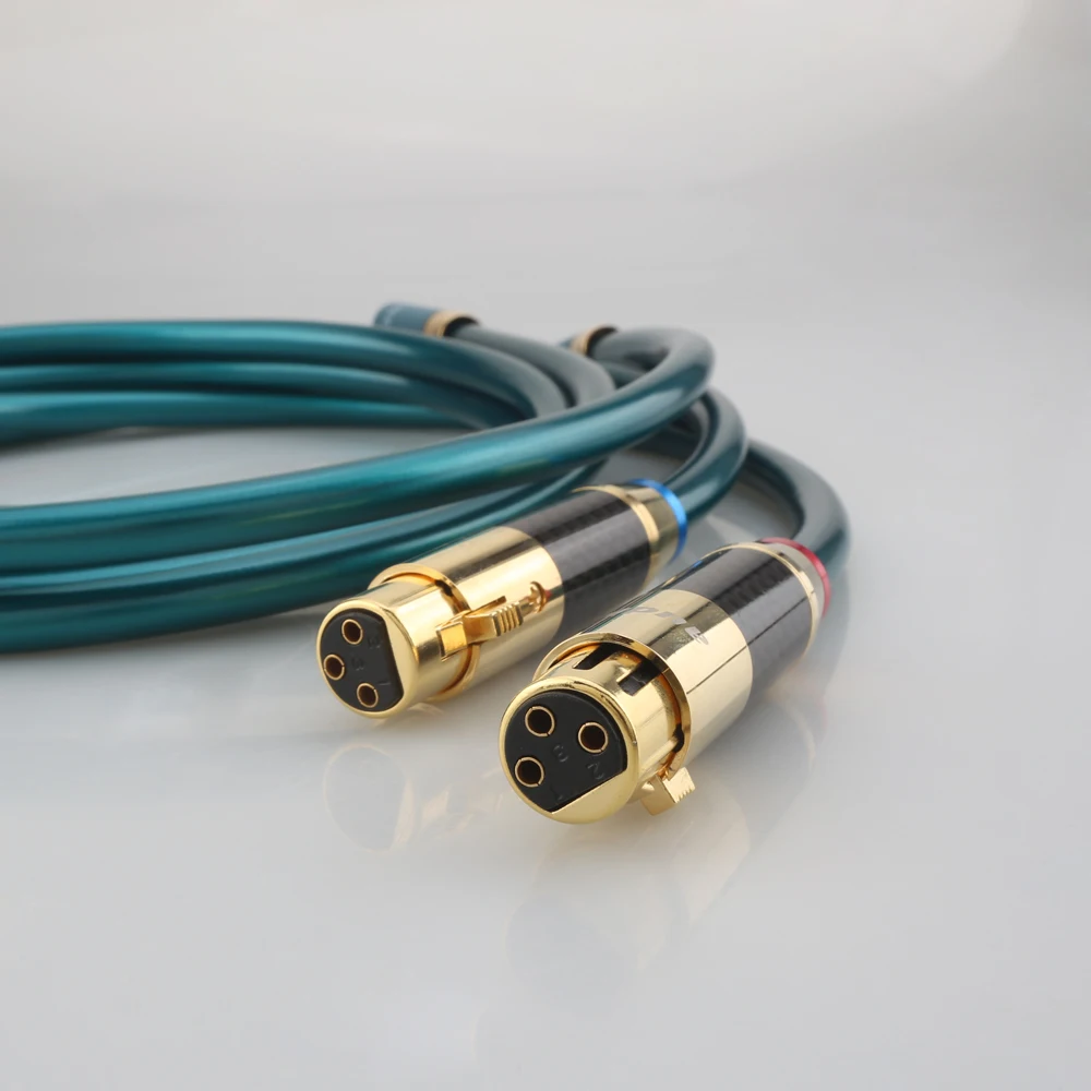 Para Ortofon HiFi XLR żeński na męski kabel RCA wysokiej czystości OCC Hifi 2 Rca na 2 kabel Xlr