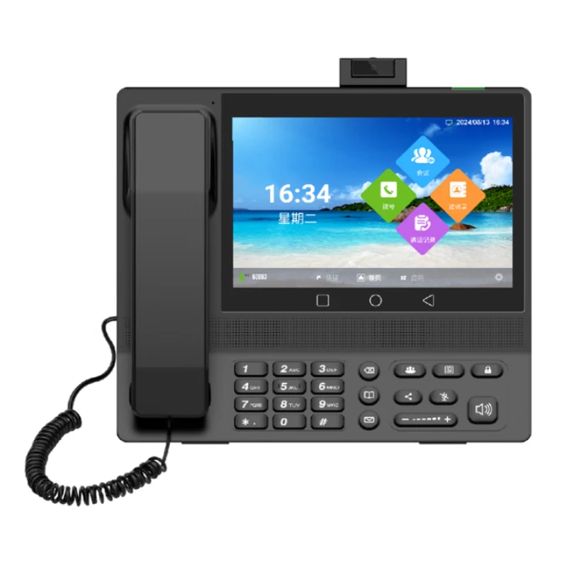 

IP phone SIP protocol, smart, communication end point video, office, telephone