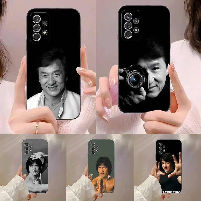 Kung Fu Star Jackie Chan Phone Case Fundas For Samsung S20 Fe Lite S21 S30 Ultra S8 S9 S10 E Plus Macia Shockproof Cover