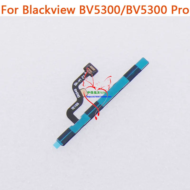 Original Blackview BV5300 BV5300 Pro Power Volume Button Cable Custom Key Cable flex FPC For Blackview BV5300 Plus Smart Phone