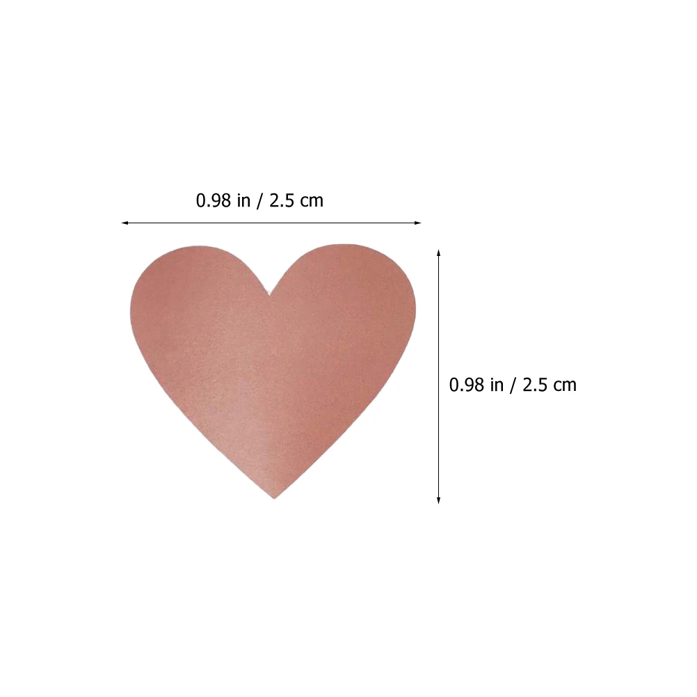 

2 Rolls Rose Gold Sticker Valentines Label Labels Stickers Heart Envelope Seals Scratch Small