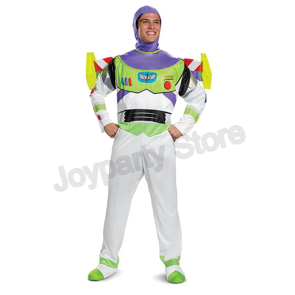 Anime Movie Buzz Lightyear cosplay costume,  men's and women's fancy jumpsuit set, Halloween stage performance costume
