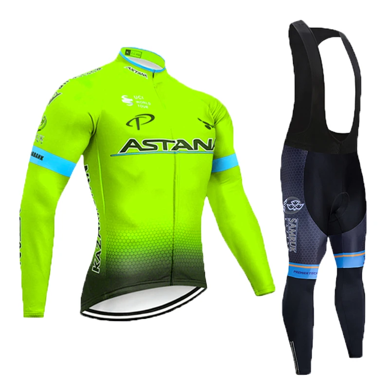 Cycling Set Long Sleeve Men Jersey Man Summer Road Bike Wear Clothes Skinsuit Tricuta Bib Shorts Distance Bicycle Clothing Men's