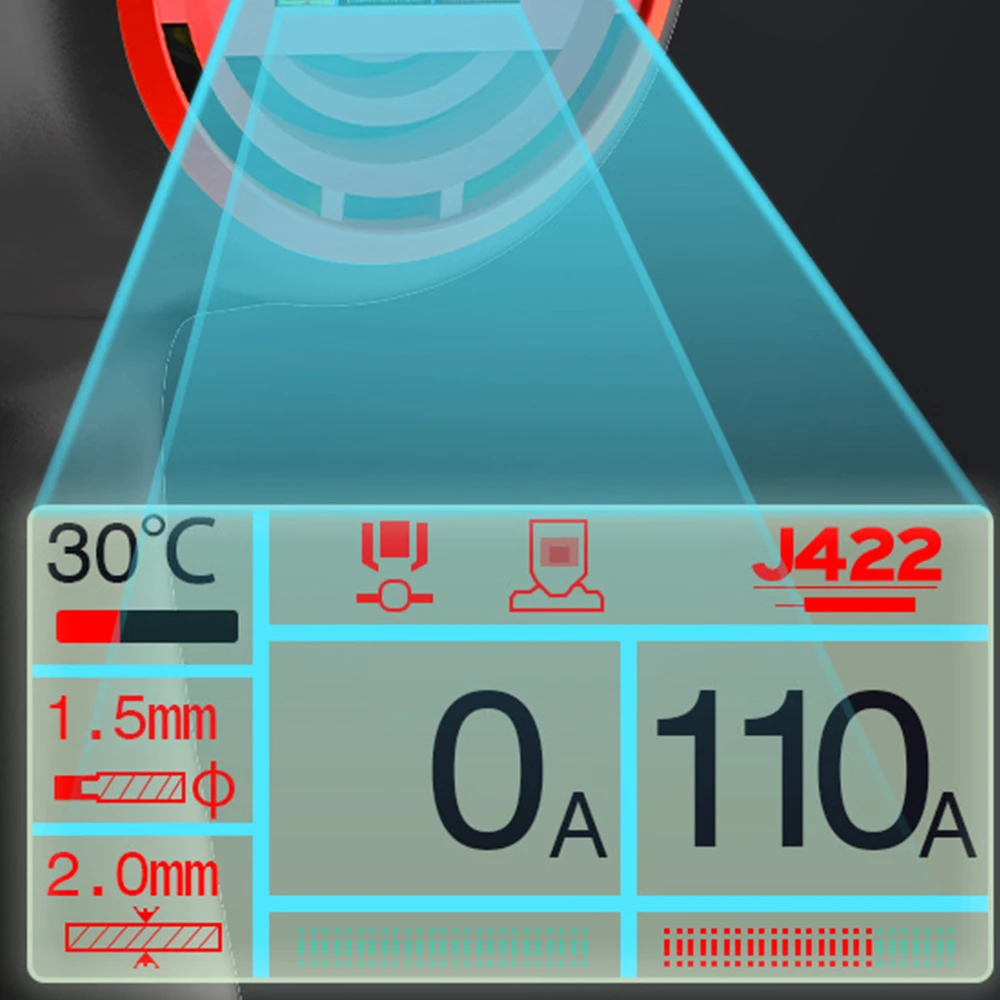 O50 220V spawarka domowa 2500W W pełni automatyczna cyfrowa inteligentna spawarka inwerterowa narzędzie spawalnicze