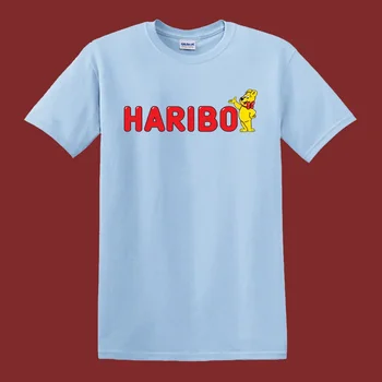 Haribo 남성용 연청 티셔츠, 구미 베어, S 사이즈, 5XL 