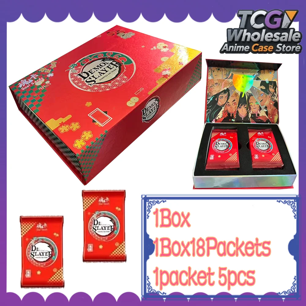 

Anime Demon Slayer Cards Hobby Collection Playing TCG Anime Game Rare Card Kimetsu No Yaiba Figures Gifts