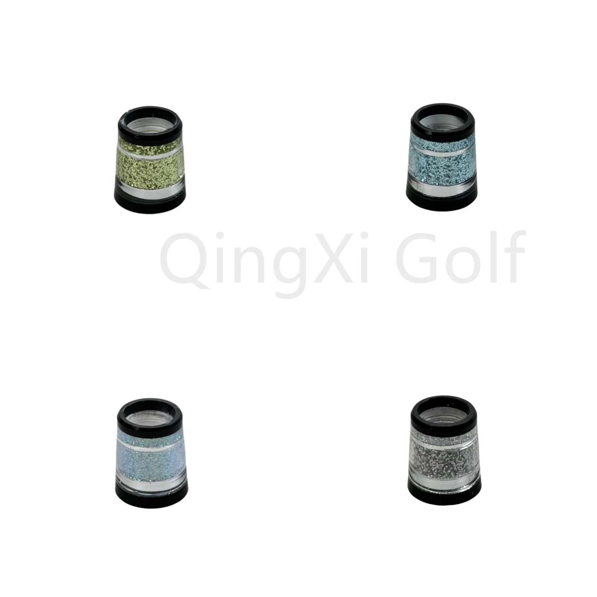 

Цветные двойные серебряные кольцевые феррулы для гольф-клюшек, подходят для карбоновых и стальных шафтов, аксессуары для головок клюшек