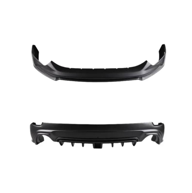 For Mazda CX5 CX-5 2022-2024 High Quality ABS Matte Black Bumper Front Lip Rear Diffuser Spoiler Body Kit (With LED Light)