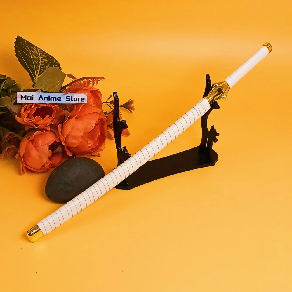 10-calowa Katana z Anime Bleach, Katana w Naturalnej Wielkości, Samurajski Miecz, Szabla Aizen, Metalowy Nóż Kenpachi, Nieostrzona Imitacja Miecza, Zabawka, Prezent