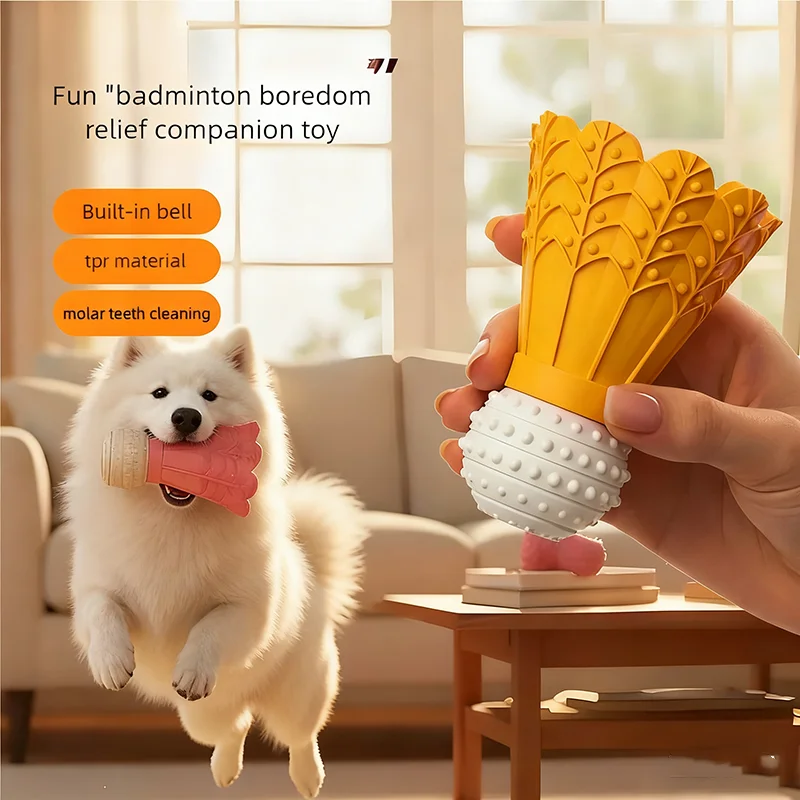 Juguete Divertido para Perros con Sonido de Campana, Resistente a Mordidas, Interactivo, para Autoentretenimiento y Alivio del Aburrimiento
