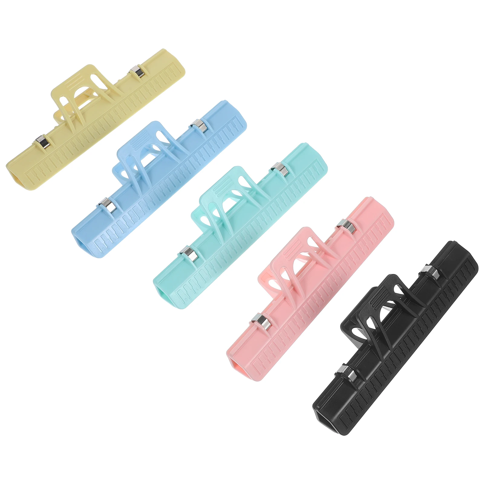 

5pcs Music Sheet Holder Clip High-class ABS Metal for Score Book Page Multi-function Document Clamp Practical Portable Guitar