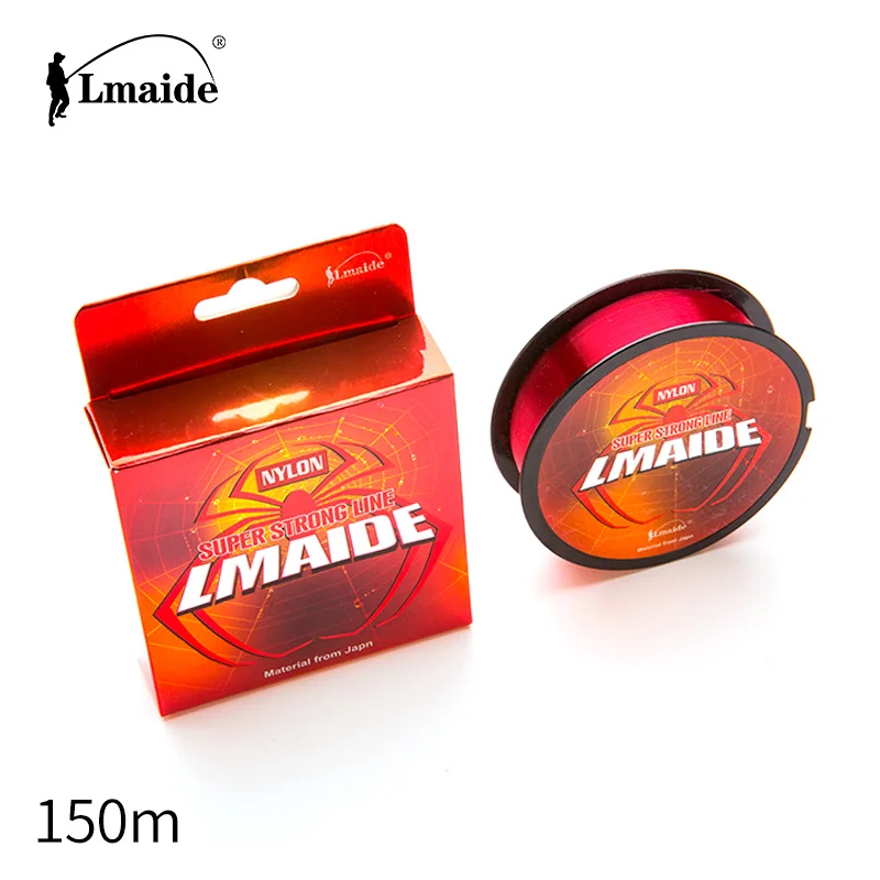 Leimaide 150m 2lb-43lb Nylon Vislijn Super Sterke Japanse 100% Nylon Niet Fluorocarbon Vislijn Accessoires