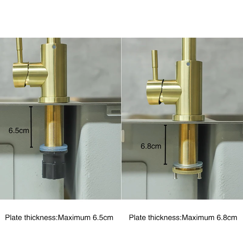 ULA 10cm Faucet Fixing Tool Set Kitchen Bathroom Basin Faucet Fastener Single Hole Nut Mount Fitting Circlip Faucet Installation