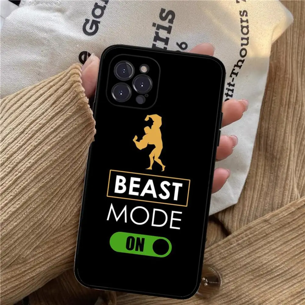 Gym Fitness Bodybuilding Phone Case For iPhone 15 14 11 12 13 Mini Pro XS Max Cover 6 7 8 Plus X XR SE 2020 Funda Shell