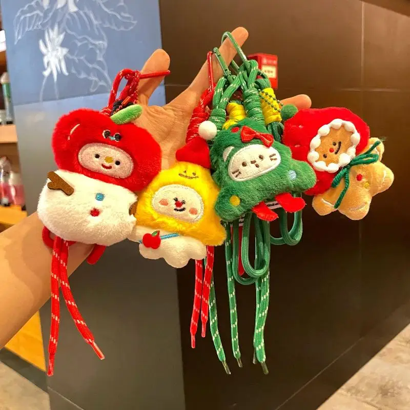 Hanger Decoratief Kerst Pluche Veelzijdige Cartoon Rugzak Sleutelhanger Boom Schattig Ornament Glad Schrijven