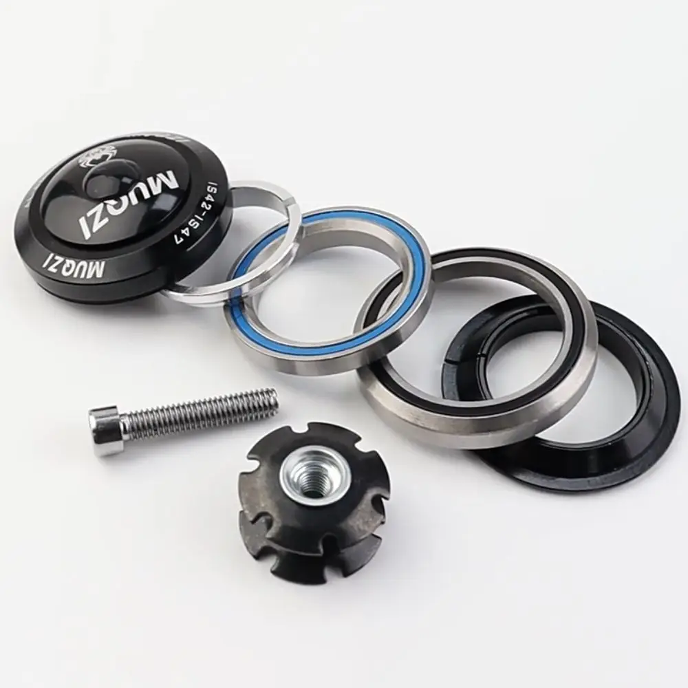 

42-46.9/47mm Bicycle Headset Cover Cone Headset Steering Effect Bicycle Stem Top Cap External Aluminum Alloy