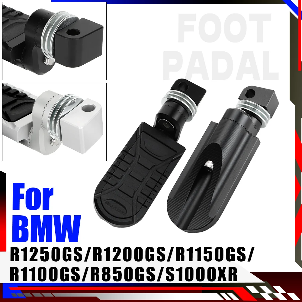 

For BMW R850 GS R 1150 GS R1100GS R1200GS LC R1250GS s1000xr Footrest Rear Foot Pegs Rests Pedals Motorcycle Passenger Footpegs