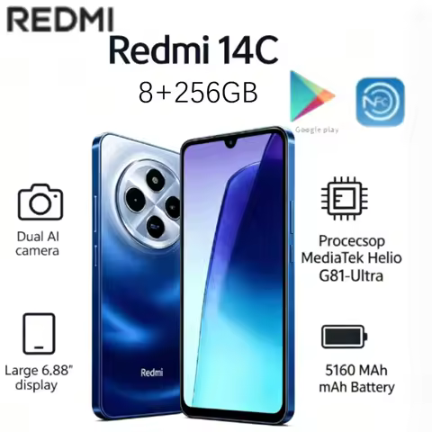 2026 (Latest Model) Redmi 14C Global Edition: 8+25...