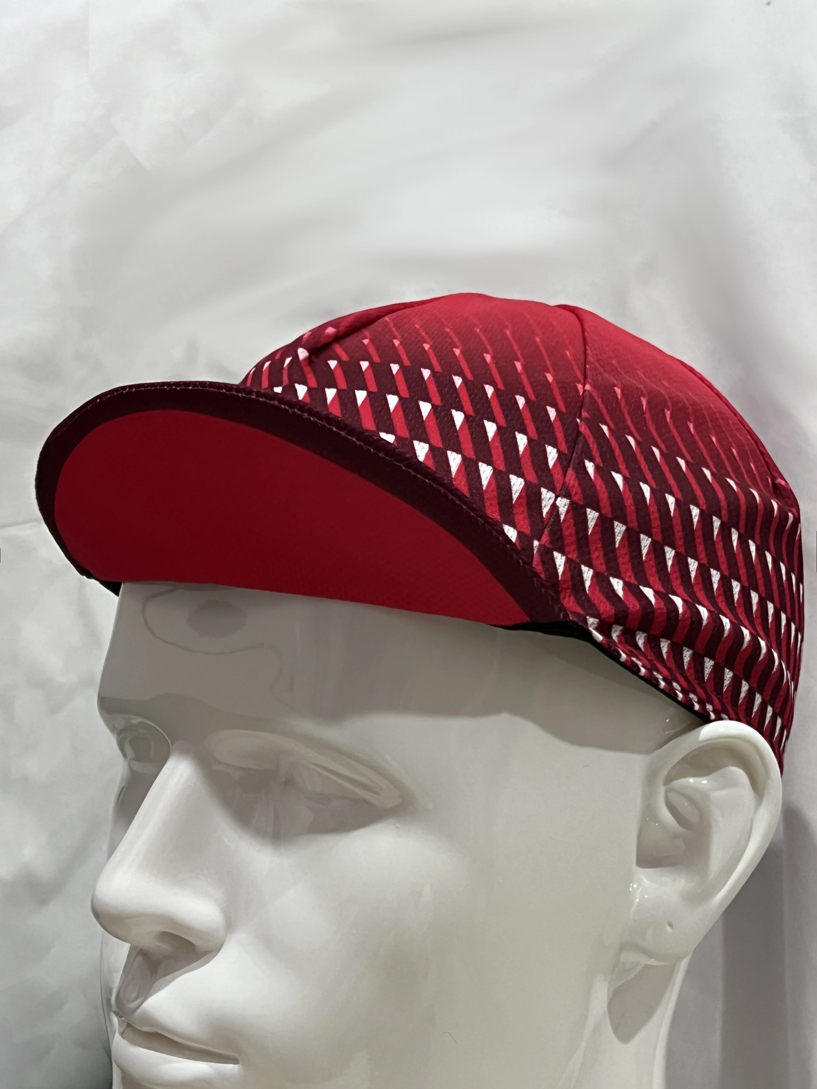AliExpress UK Simple style cycling cap, summer polyester sweat absorption, popular, unisex, cycling cap boutique, sports cap, line grid graphi