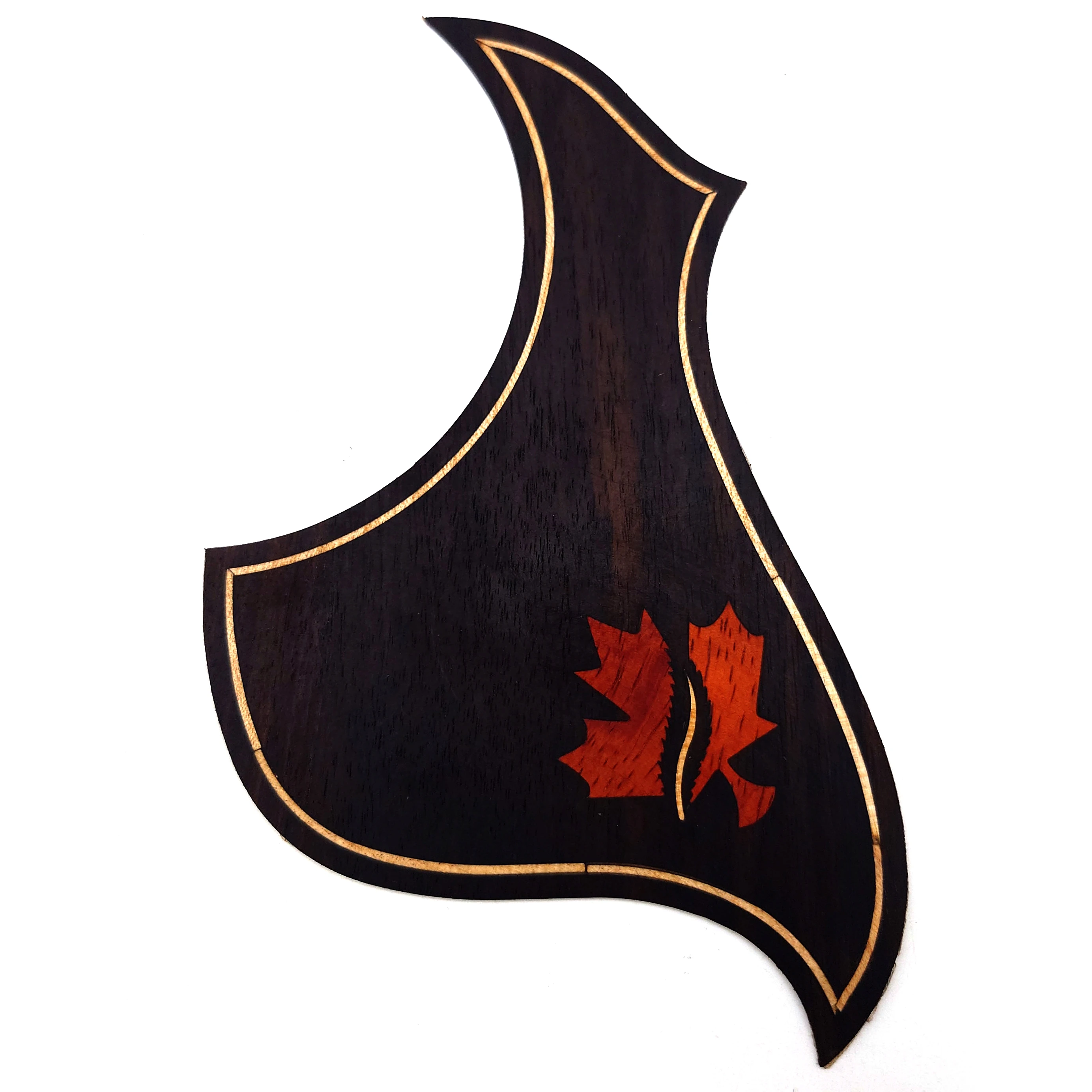 Acoustic Guitar Pickguard Rosewood Self-adhesive for Folk Guitar Scratch Plate