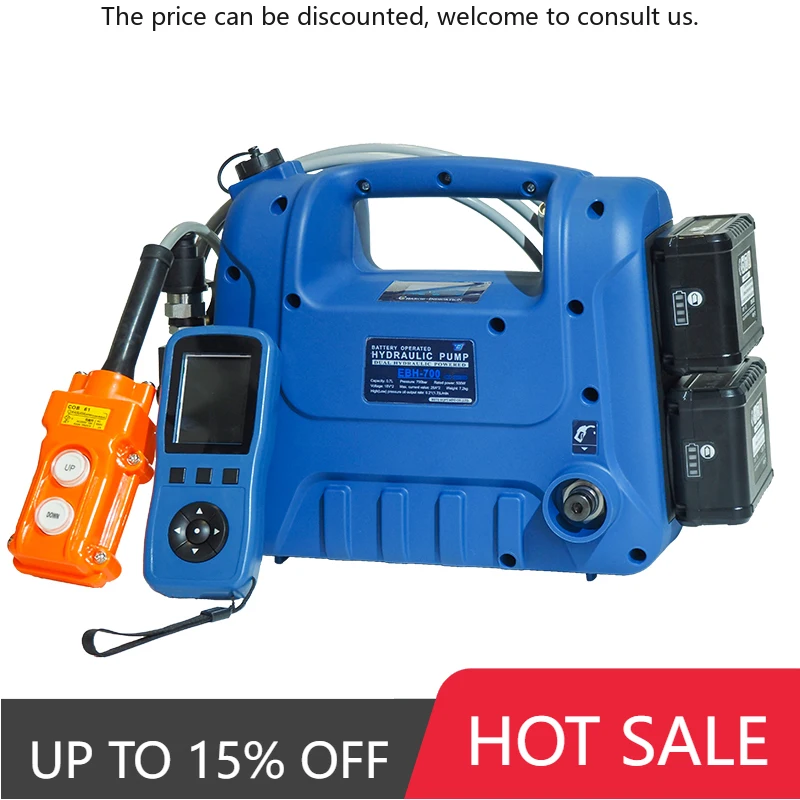 

EBH-700 Automatic Reset 700bar Hydraulic Battery Powered Pump