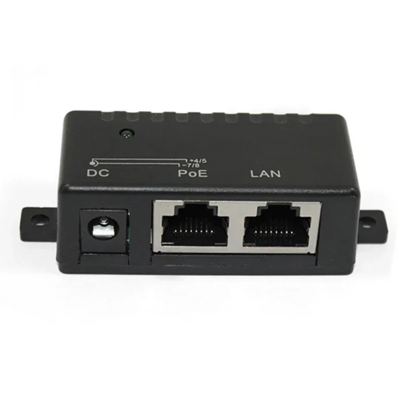 12V 24V 48V/1A POE Passive Injector Power Splitter for IP Camera POE Mount Power Adapter Module Accessories Power Supply