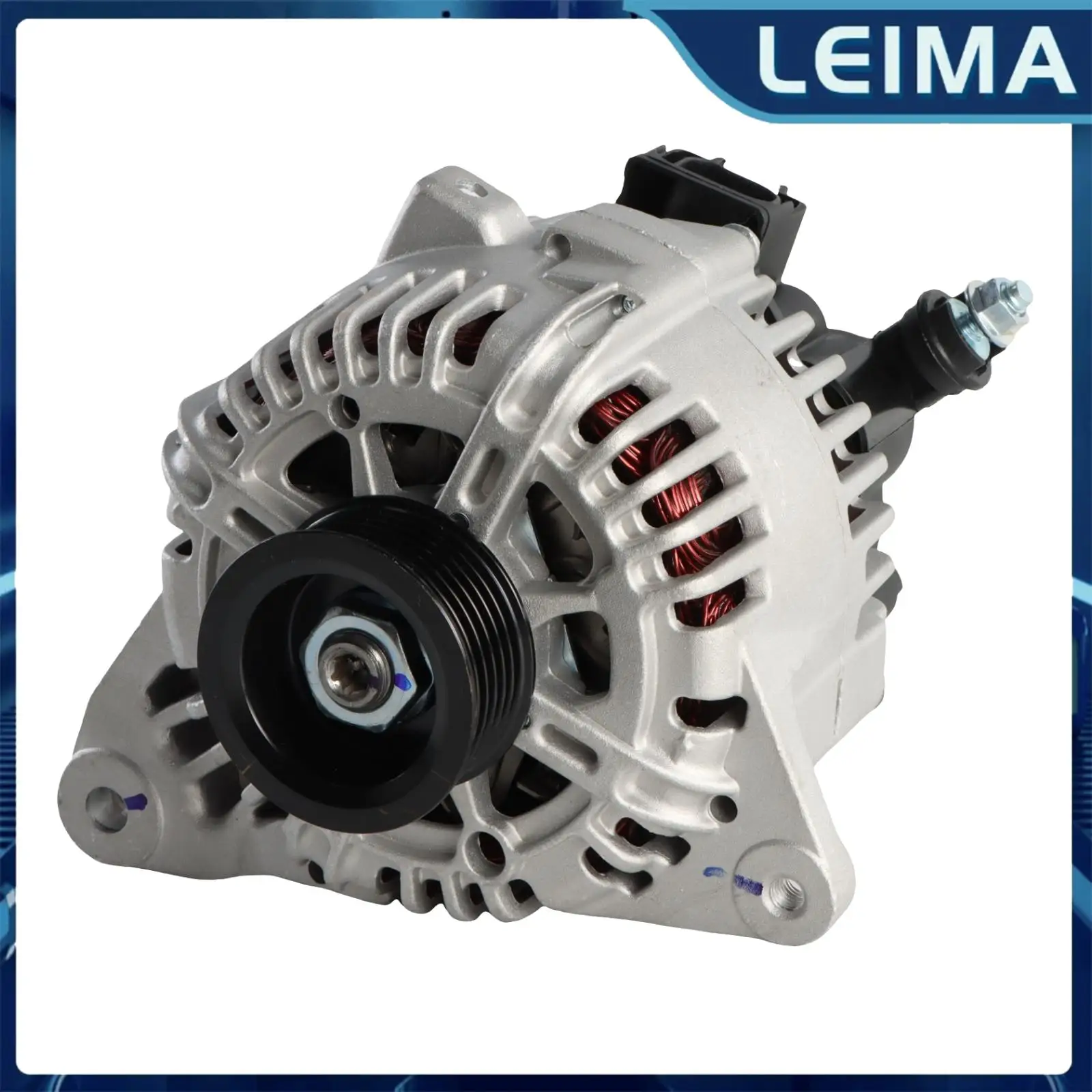 

Генератор 120A 6PK для Kia Optima, Hyundai Santa Fe, Sonata, Tucson, Tiburon 2005-2009, 3730037800, AVA0066, 1300801VA, 11188, 2655424