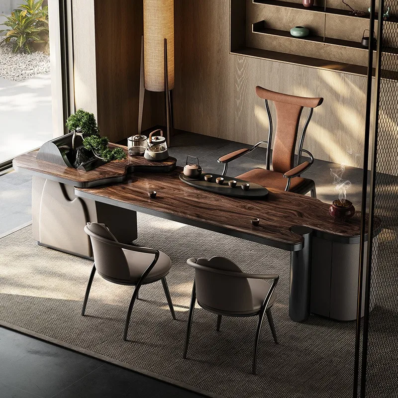 table light luxury modern high-end villa whole house haute couture  room office