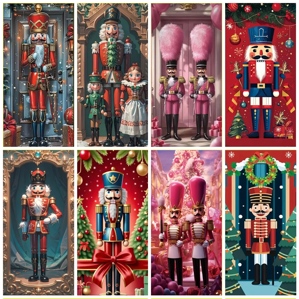 

Christmas Puppets Children's Gifts Background Decorations Nutcracker Backdrop Door Frames Baby Bath Products Photography Props