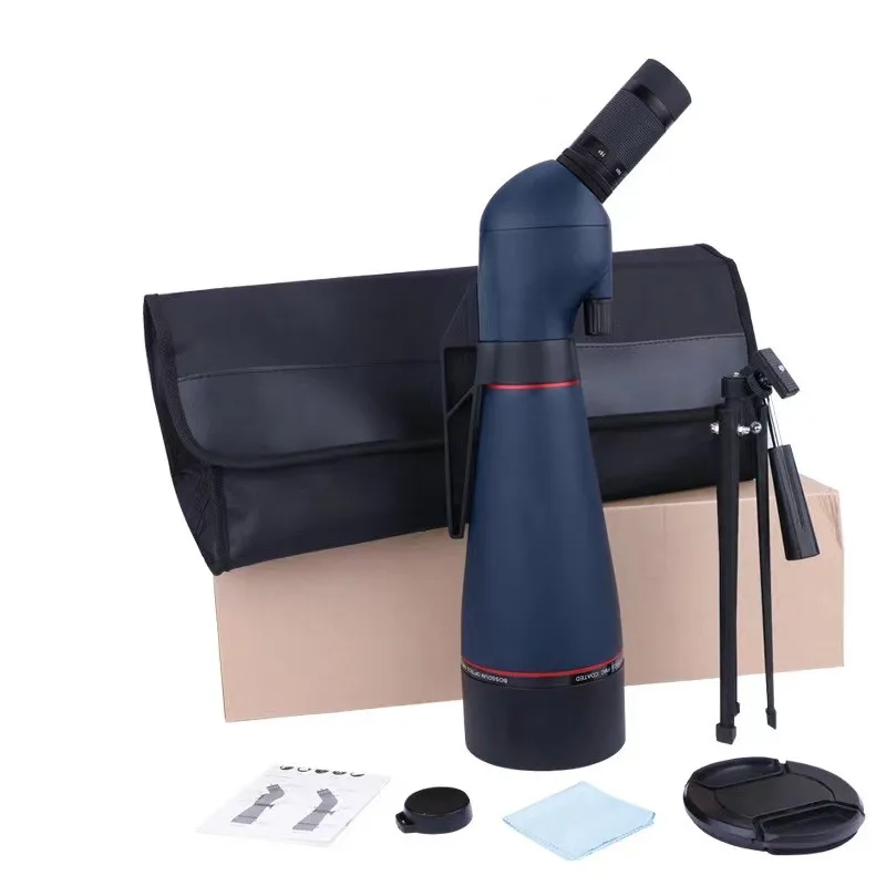 Real Picture Large Eyepiece 25-75x100 Spotting Scopes Telescope For Bird Watching Target Shooting