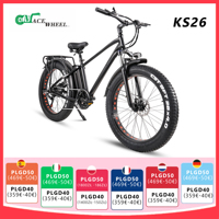 CMACEWHEEL KS26 Electric Bike 26 Inch Fat Tire E-bike 48V/18Ah Battery E-Mountain Bike for Women/Men, 7 Speed,Range 80 km